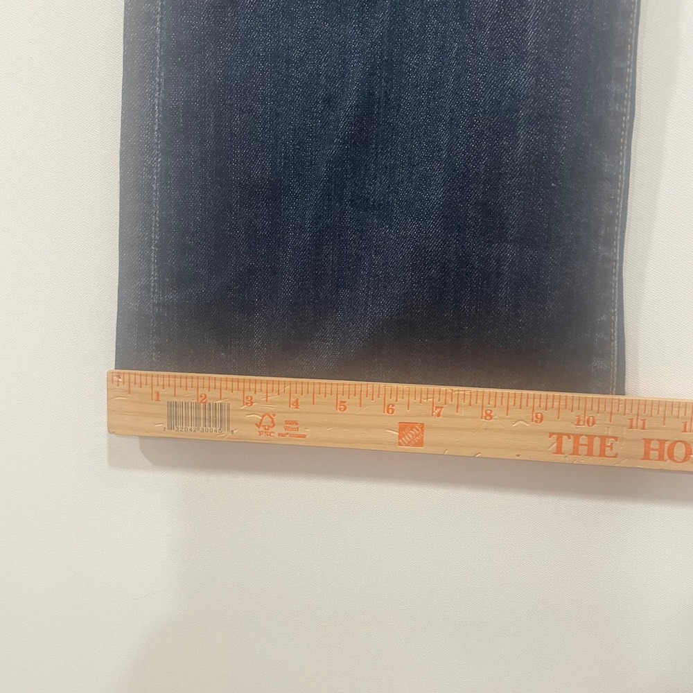 7 For All Mankind Flare Jeans Dark Wash Made in USA Size 31 (34x33) - Picture 4 of 10